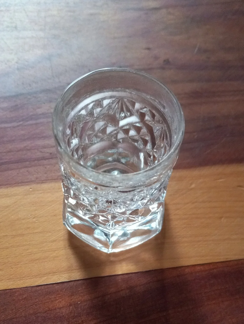 Clear Cut-Glass Toothpick Holder - Elegant Crystal-Style Glass